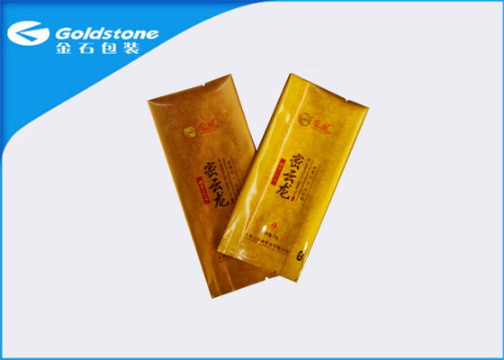 অ্যালুমিনিয়াম ফয়েল কালো কাস্টম চা ব্যাগ Sachet তিনপাশের সীল ম্যাট এবং চকচকে সারফেস